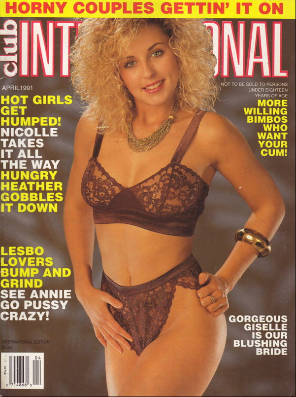 Club International April Magazine Back Issue Club International Magizine Back Copy Hot Girls Club International